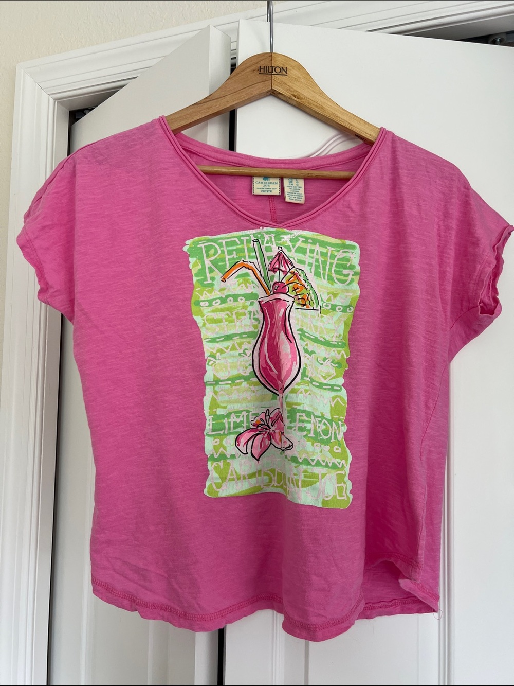 Caribbean Joe Pink Top